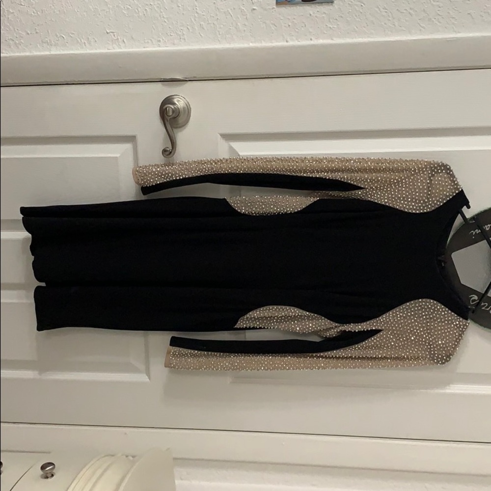 Black cocktail dress